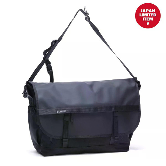 CHROME COURIER FLAP MESSENGER 20L 新品 COURIER FLAP MSNGR 20L - BLACK CRINKLE【CHROME】 | FIT TWO