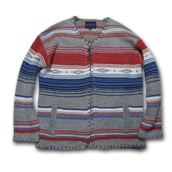 ANTIBALLISTICアンティバルリスティックカーディガンM/総柄ボタン装飾 ANTIBALLISTIC（アンティバルリスティック） フーディーニット